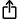 A square, containing an arrow that points upward.