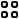 Four squares arranged side by side with two on the top and two on the bottom.