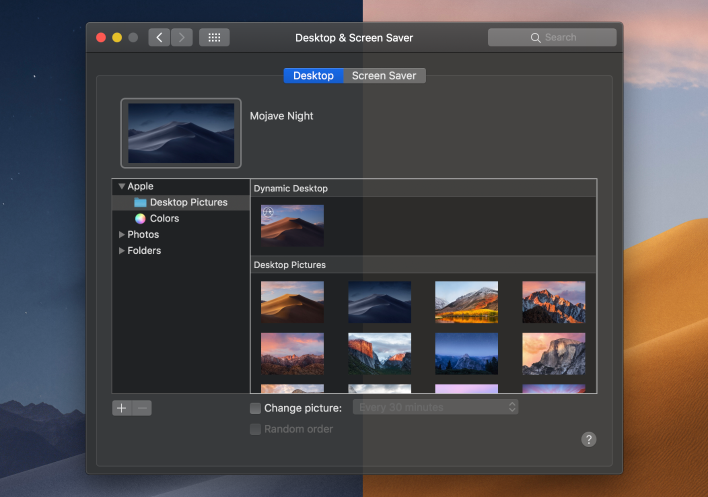 When running in Dark Mode, windows pick up a tint color from the underlying desktop.