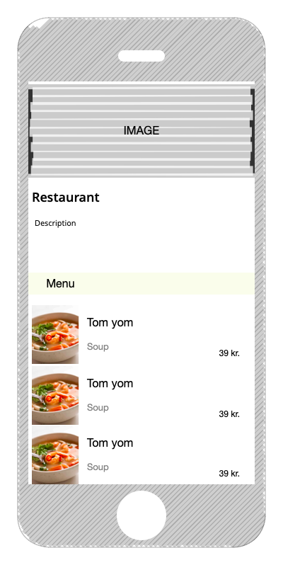 Restaurant Screen